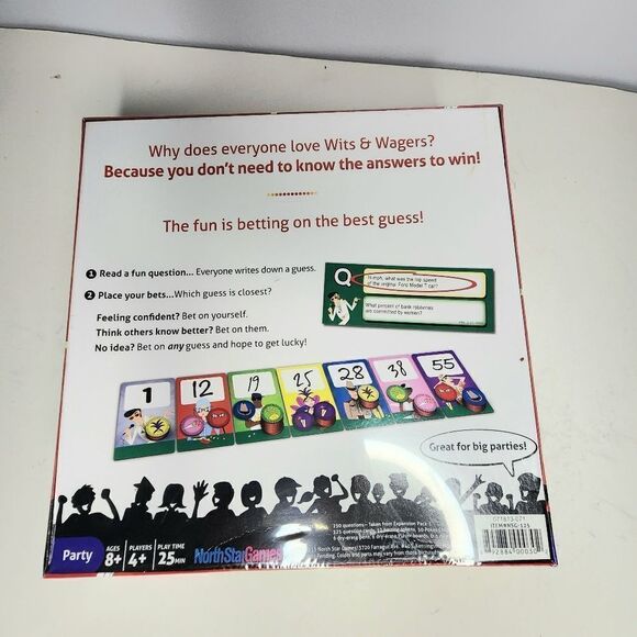 Wits and Wagers board game new in plastic - Picture 4 of 4